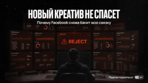 Баны Facebook*: почему новый креатив не спасает всю связку